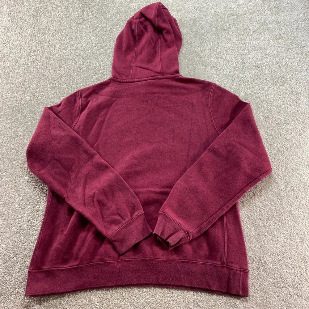 Nike Sweater Mens Size Large Alpharetta Basketball Hoodie‎ Maroon Pullover